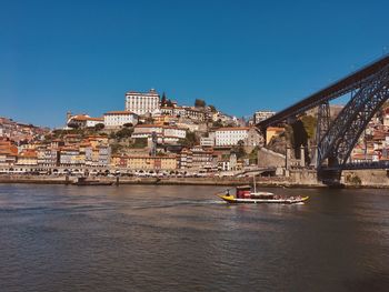 Porto city besides douro river 