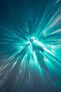 Full frame shot of illuminated blue light