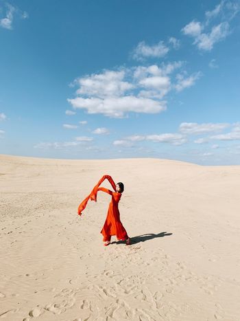 WOMAN ON BEACH