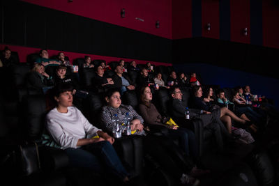 Group of people in music concert