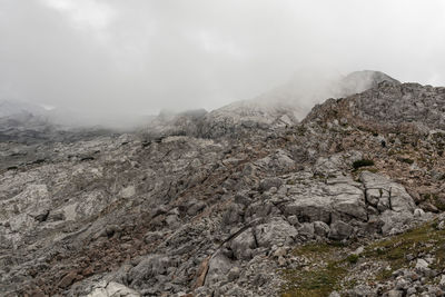 Steinernes meer, mountain landscape in bavaria, germany and austria in autumn