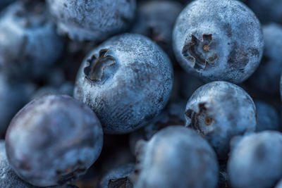 Full frame shot of blueberries