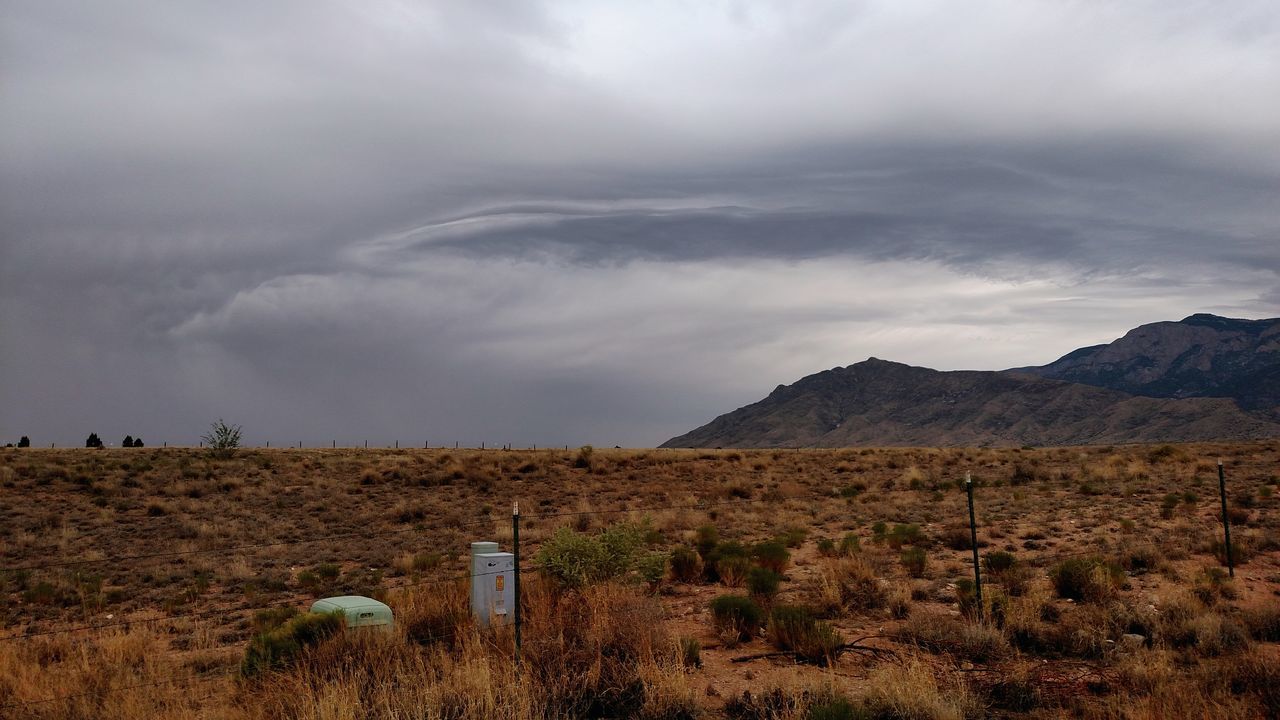 SCENIC VIEW OF LANDSCAPE AGAINST CLOUDY SKY