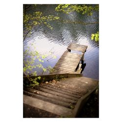 Wooden structure in park