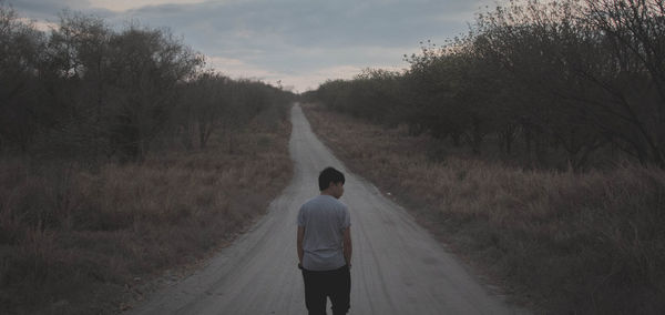 Road passing through landscape