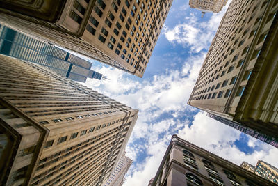 Low angle view of modern building