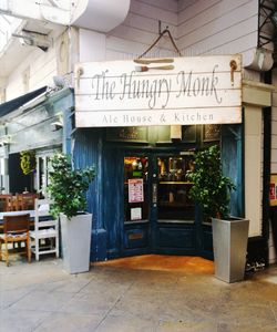 Entrance of building