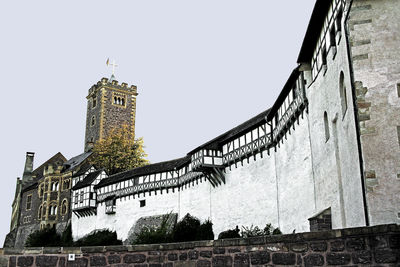 Low angle view of building against sky