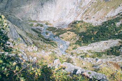 Scenic view of rocks