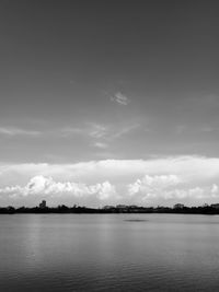 Scenic view of calm sea against sky