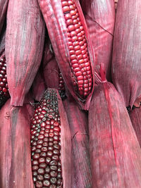 Close-up of red chili peppers for sale