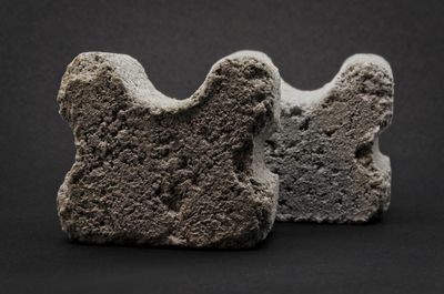 Close-up of rocks on table