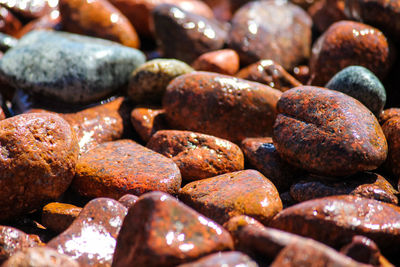 Detail shot of pebbles