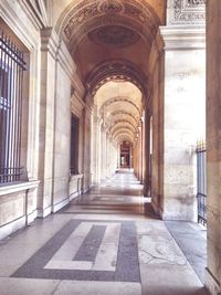 Corridor of louvre museum