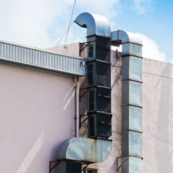 Low angle view of building against sky