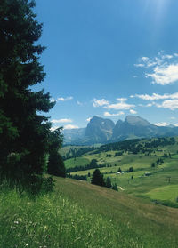 Scenic view of landscape against sky