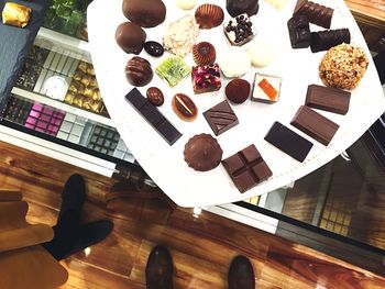 Close-up of food on table