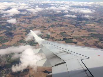 Aerial view of landscape against sky