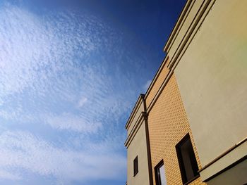 Low angle view of building against sky