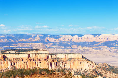 Scenic view of landscape against cloudy sky