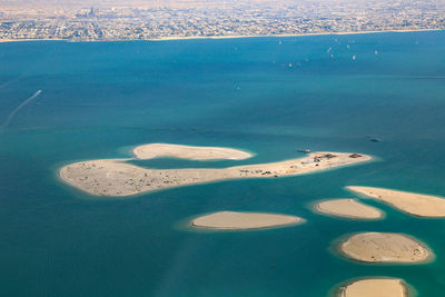 High angle view of swimming pool