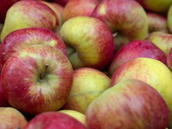 Full frame shot of apples for sale