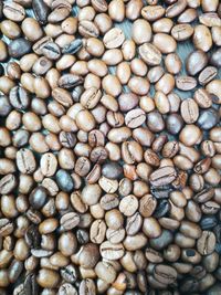 Full frame shot of coffee beans