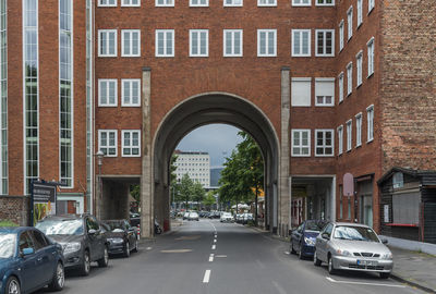 Street amidst buildings in city