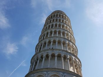 Low angle view of historical building against sky