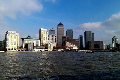 View of city at waterfront