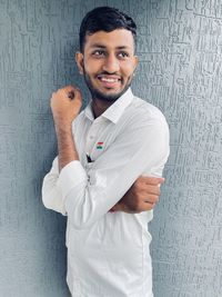 Portrait of a smiling young man