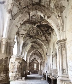 Corridor of historic building