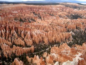 View of rock formations