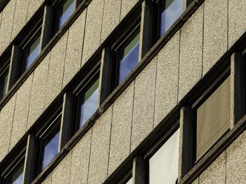 Low angle view of window on building