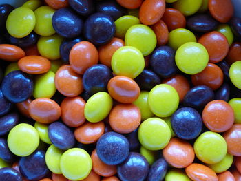 Full frame shot of multi colored candies