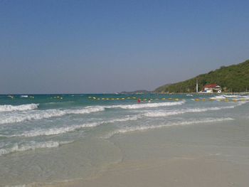 Scenic view of beach