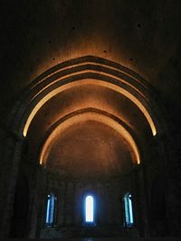 Low angle view of ceiling