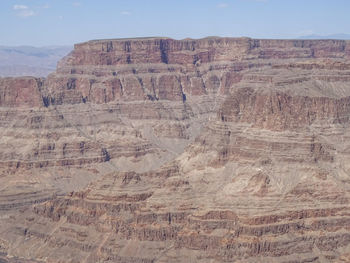 View of rock formations