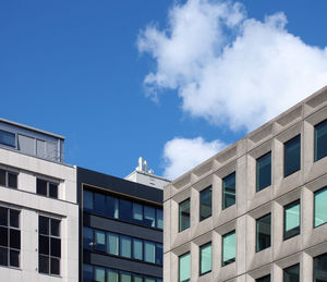 Low angle view of building against sky