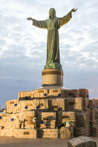 Low angle view of statue