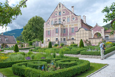 Woman at south tyrolean folklore museum