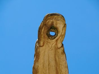 Sculpture with sky in background