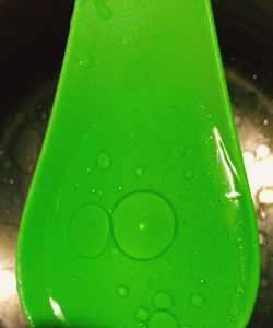 Close-up of green water