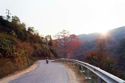 People walking on road