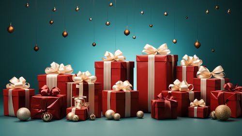 Close-up of christmas decorations