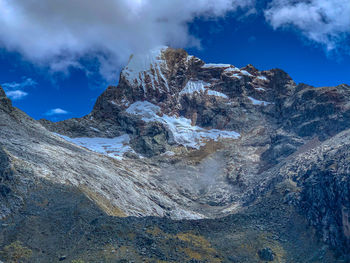 Scenic view of mountain against sky