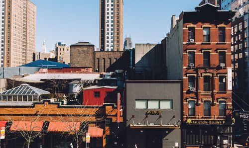 Buildings in city