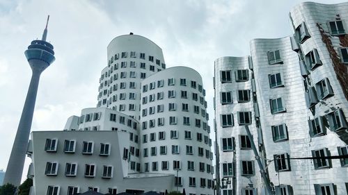 Low angle view of modern office building