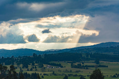 Scenic view of landscape against sky