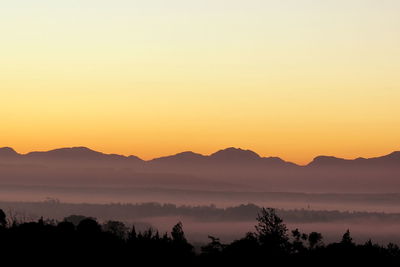 Tulberg mountain along with stellenbosch